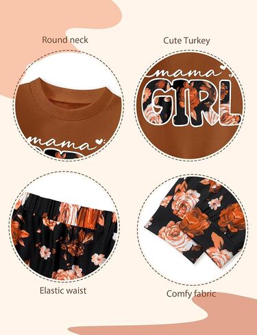 Toddler Girl Clothes Fall Winter Outfits Wild Hair Don't Care Highland Cow Sweatshirt Pants Western Cowgirl Outfit in Kuwait