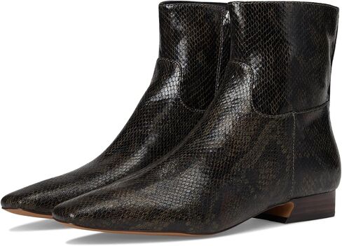 Free People Women's Easy Does It Snake Print Ankle Boots in Saudi Arabia
