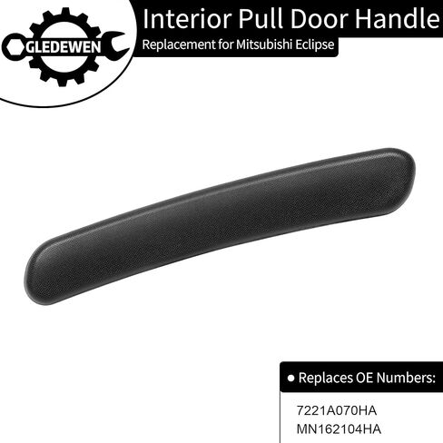 Gledewen Interior Pull Door Handle, Compatible with 2006-2012 Mitsubishi Eclipse, Inside Left Driver Side | Replace# 7221A069HA MN177391HA | Includes The Cover and Panel Inner Handle in Saudi Arabia