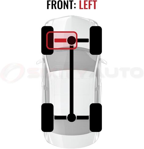 Sixity Auto Front Left CV Axle compatible with Ford Escape 2013-2019 - Driver Side Complete Axle Shaft Assembly in Saudi Arabia