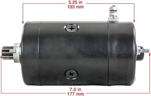 RAREELECTRICAL New Starter Motor Compatible with Harley Davidson Flhtc Electra Glide 1340Cc 1984-1988 Hitachi Type 3157073 31570-73 in Saudi Arabia
