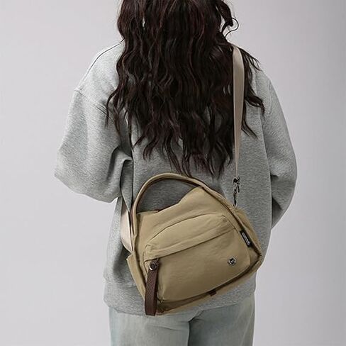 Veluna Shoulder Bag, Veluna Crossbody Shoulder Bag, Lightweight Large Capacity Nylon Zipper Handbag in Saudi Arabia