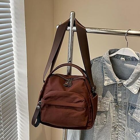 Veluna Shoulder Bag, Veluna Crossbody Shoulder Bag, Lightweight Large Capacity Nylon Zipper Handbag in Saudi Arabia