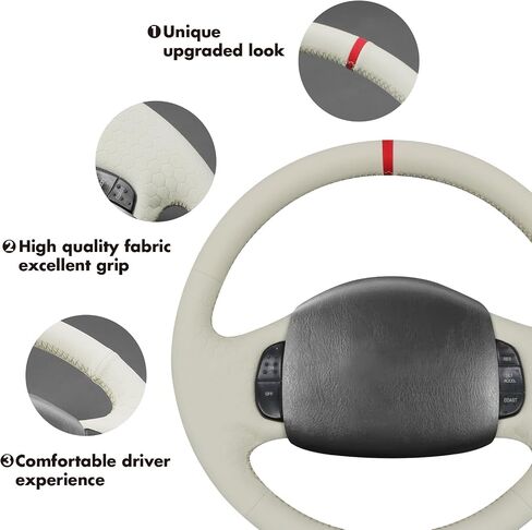 MEWANT Steering Wheel Cover for Ford F150 F250 F350 for Expedition Excursion 1997-2003 in Saudi Arabia