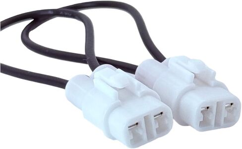 Seat Belt Sensor Bypass Connector Plug, 2-Pin, Plug-and-Play; Compatible with Kawasaki Mule PRO SX/FX/FXT/FXR/MX/DX/DXT, 4000/4010; Teryx 800/4/S/KRX 1000; Yamaha YXZ1000R, Viking, Wolverine in Saudi Arabia