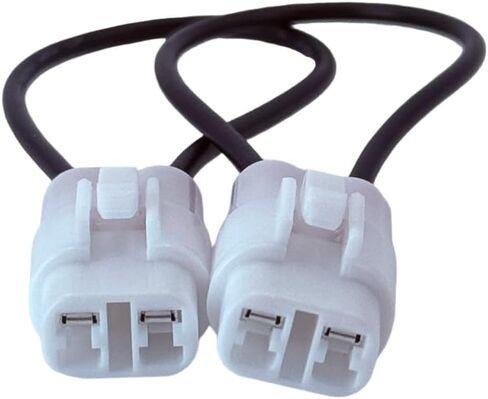Seat Belt Sensor Bypass Connector Plug, 2-Pin, Plug-and-Play; Compatible with Kawasaki Mule PRO SX/FX/FXT/FXR/MX/DX/DXT, 4000/4010; Teryx 800/4/S/KRX 1000; Yamaha YXZ1000R, Viking, Wolverine in Saudi Arabia