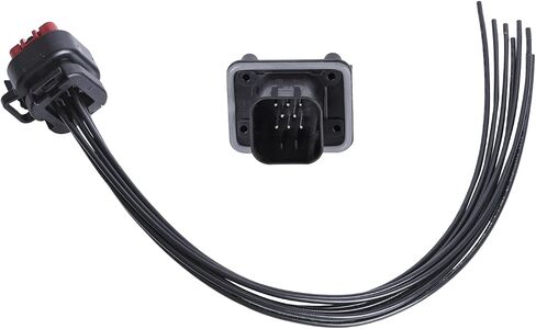 ECU Connector Plug Kit, Female ECU Connector Wiring Harness + ECU Male Connector Socket for Automotive RV Truck Computer (23 Pin - Straight) in Saudi Arabia