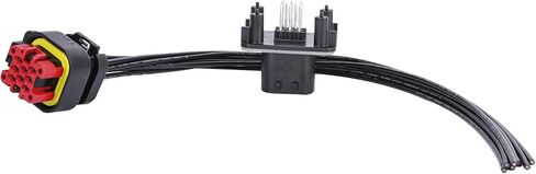 ECU Connector Plug Kit, Female ECU Connector Wiring Harness + ECU Male Connector Socket for Automotive RV Truck Computer (23 Pin - Straight) in Saudi Arabia
