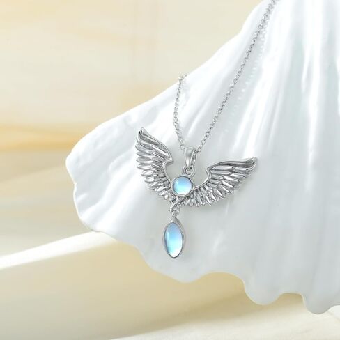 AOBOCO Dolphin Necklace for Women 925 Sterling Silver Blue Crystal Cubic Zirconia Double Dolphin Necklace Pendant Mothers Day Birthday Valentines Christmas Jewelry Gifts for Women Girls in Saudi Arabia