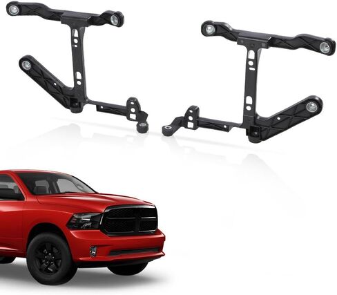 CHEDA Replacement Fog Light Bracket Kit Compatible with Ram 1500 2013 2014 2015 2016 2017 2018; Fit Ram 1500 Classic 2019 2020 2021 2022 68232454AA,CH1061108 Black in Saudi Arabia
