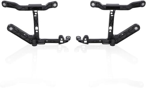 CHEDA Replacement Fog Light Bracket Kit Compatible with Ram 1500 2013 2014 2015 2016 2017 2018; Fit Ram 1500 Classic 2019 2020 2021 2022 68232454AA,CH1061108 Black in Saudi Arabia