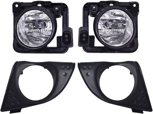 munirater Fog Light Lamp Assembly Passenger and Driver Side with Bulbs Replacement for Acura TSX 2009-2010 in Saudi Arabia