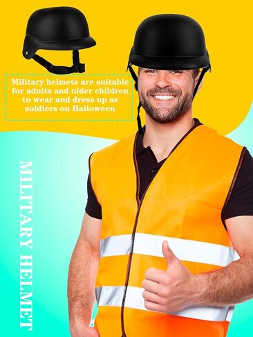 2 Pieces Military Helmet Mens Plastic Army Helmets Soldier Costume Hats for Adults Kids Halloween Costume Army Party Supplies in Saudi Arabia