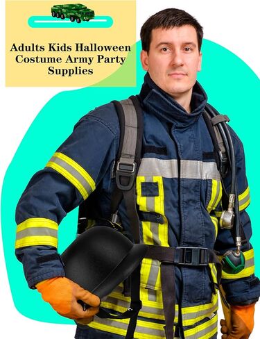 2 Pieces Military Helmet Mens Plastic Army Helmets Soldier Costume Hats for Adults Kids Halloween Costume Army Party Supplies in Saudi Arabia