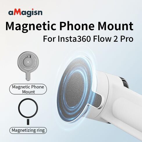ملحقات محول التثبيت المغناطيسي المتوافقة مع مثبت Gimbal للهاتف الذكي Insta360 Flow in Kuwait