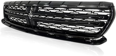 Suitable for Black Upper Front Grille for 2015-2023 Dodge Charger SXT SE GT R/T - Compatible with 2015-2018 Models in Saudi Arabia