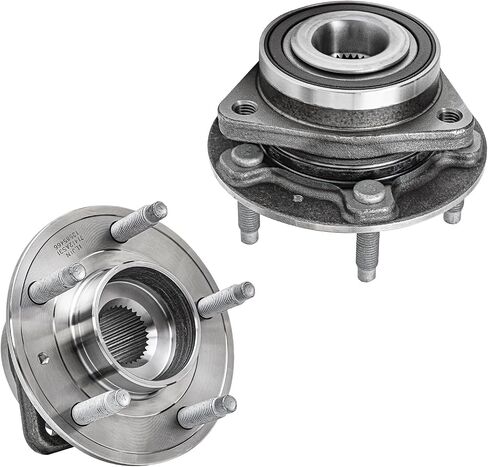 Detroit Axle - 2 Wheel Bearing Hubs for Front for Buick Lacrosse Envision Regal Sportback Rear for Chevy Malibu TourX Cascada, 2 Wheel Bearing and Hubs Assembly Set Replacement in Saudi Arabia