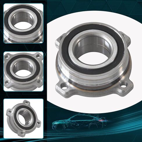 IRONTEK 512225 Rear Wheel Hub and Bearing Compatible for BMW 2001-2007 525i/ 1997-2010 528i/ 2001-2007 530i/ 2009-2010 535i xDrive Wheel Bearing and Hub Assembly;4 Bolts 1PCS in Saudi Arabia