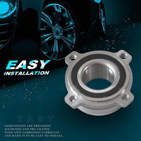 IRONTEK 512225 Rear Wheel Hub and Bearing Compatible for BMW 2001-2007 525i/ 1997-2010 528i/ 2001-2007 530i/ 2009-2010 535i xDrive Wheel Bearing and Hub Assembly;4 Bolts 1PCS in Saudi Arabia