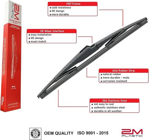 Front and Rear Wiper Blade For Mitsubishi ENDEAVOR 2004-2011 26" 21" 14" in Saudi Arabia