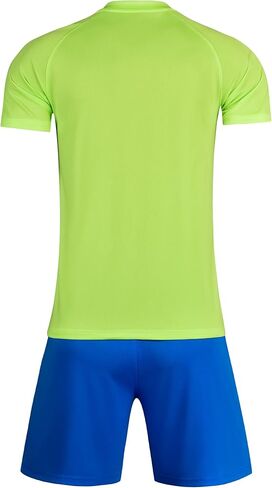 Men's Soccer Jersey Sportswear Outfit Team Training Uniform T-Shirt and Shorts Kit in Saudi Arabia