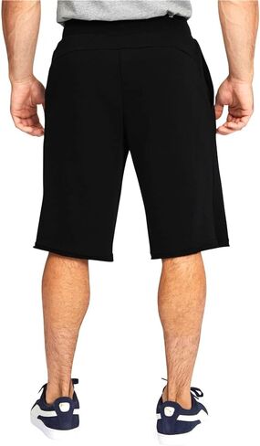 PUMA Mens Essentials+ 12" Shorts Athletic Bottoms Casual - Black - Size L in Saudi Arabia
