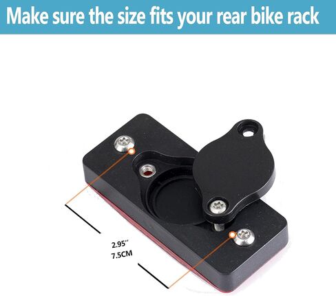 Rear Bike Rack with Large Size Reflective,Bike Cargo Rack with Extra Long Mounting Brackets,Universal Adjustable Touring Carrier Rack,Large Capacity Bike Pannier Rack in Kuwait