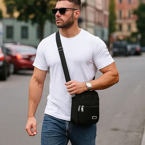 Crossbody Bags for Men Women Travel Shoulder Bag Phone Wallet Purse Small Casual Messenger Handbag for Work Hiking Traveling in Saudi Arabia