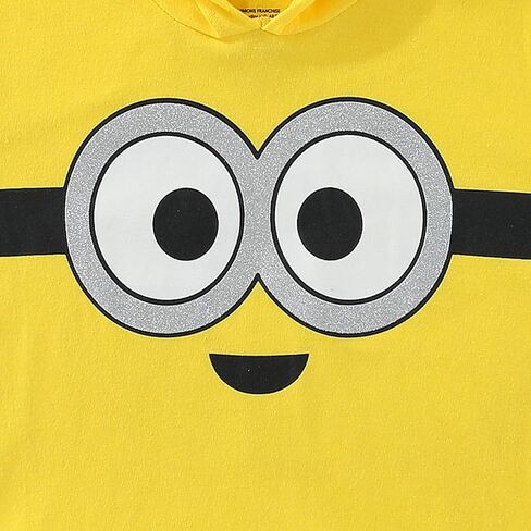 قميص بقلنسوة للفتيات من Minions Bob مع مجموعة من التول والسراويل الضيقة للأطفال الصغار والكبار in Kuwait