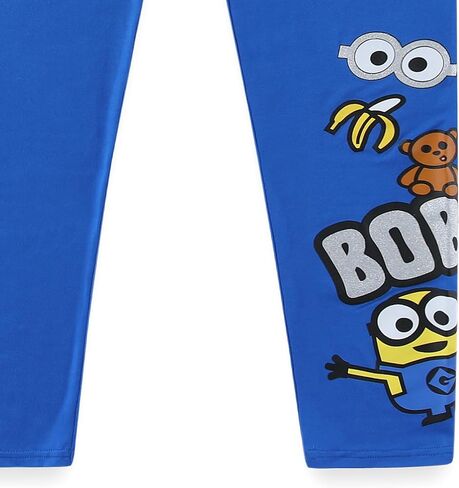 قميص بقلنسوة للفتيات من Minions Bob مع مجموعة من التول والسراويل الضيقة للأطفال الصغار والكبار in Kuwait