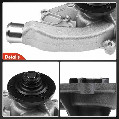 A-Premium Engine Water Pump W/Gasket - OHV 8Cyl 3.9L 4.0L 4.2L 4.6L - Compatible with Land Rover - Range Rover 1995-2002, Defender 90 1997, Discovery in Saudi Arabia