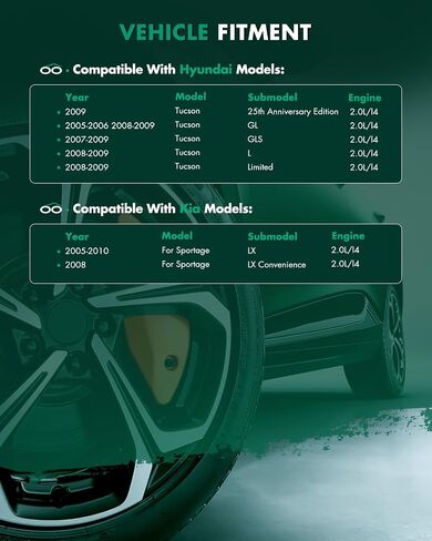 SCITOO Pair CV Axle Shafts Front Driver and Passenger Side Compatible for Hyundai Tucson,for Kia Rondo,for Sportage 66-3505 FWD 2pc in Saudi Arabia