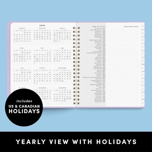 PAPERAGE 2025 Weekly & Monthly Hardcover Planner (Dark Green), 12 Month (January 2025 - December 2025), 5.7 in x 8 in, Weekly & Monthly Spreads, Includes Additional Note Pages, Back Pocket & Trackers in Kuwait