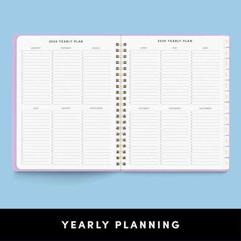 PAPERAGE 2025 Weekly & Monthly Hardcover Planner (Dark Green), 12 Month (January 2025 - December 2025), 5.7 in x 8 in, Weekly & Monthly Spreads, Includes Additional Note Pages, Back Pocket & Trackers in Kuwait