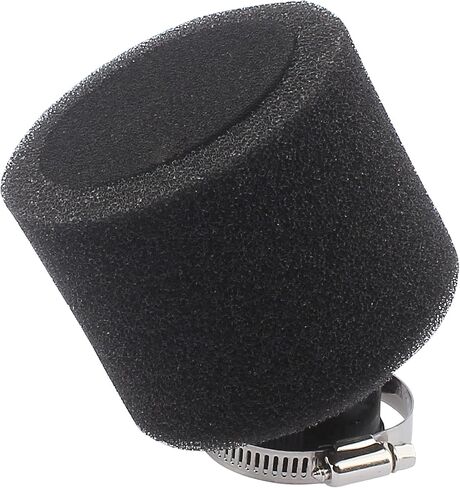 2Pcs Universal 35mm Red Angled Double Foam Pod Performance Filter for 50cc 70cc 90cc 110cc 125cc ATV Quad Scooter Go Kart Moped Pit Dirt Pocket Mini Bike Yamaha in Saudi Arabia