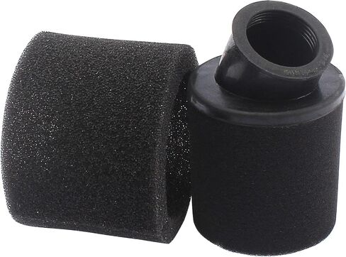 2Pcs Universal 35mm Red Angled Double Foam Pod Performance Filter for 50cc 70cc 90cc 110cc 125cc ATV Quad Scooter Go Kart Moped Pit Dirt Pocket Mini Bike Yamaha in Saudi Arabia