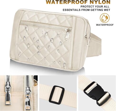 لطيف كبير أسود فاني حزم للنساء عبر الجسم حقيبة الخصر النايلون المألوف فاني حزمة مصمم تجريب المشي لمسافات طويلة الخصر حزمة الجري السفر الصالة الرياضية جميلة سحاب الأزياء مبطن المرأة فاني حزمة in Kuwait