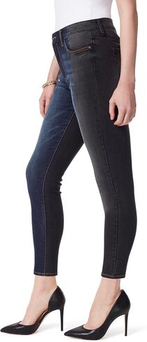 Jessica Simpson Women's Adored Curvy High Rise Ankle Skinny Standard, MESMERIZED Black in Saudi Arabia