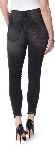 Jessica Simpson Women's Adored Curvy High Rise Ankle Skinny Standard, MESMERIZED Black in Saudi Arabia