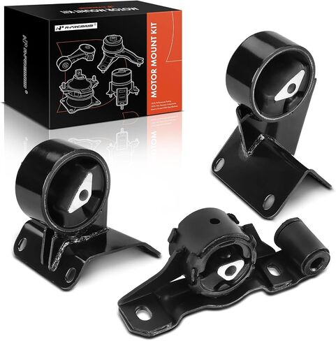 A-Premium 3PCS Engine Motor Mount and Transmission Mount Kit Compatible with Jeep ZJ Series Grand Cherokee 1993 1995 1996 4.0L, Automatic Transmission Only, Replace# 52018280, 52018092 in Saudi Arabia