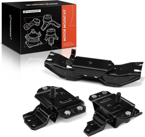 طقم تثبيت محرك المحرك وناقل الحركة A-Premium 3 قطع متوافق مع Ford Mustang 1996-2004، 3.8L 3.9L، ناقل الحركة الأوتوماتيكي فقط in Saudi Arabia