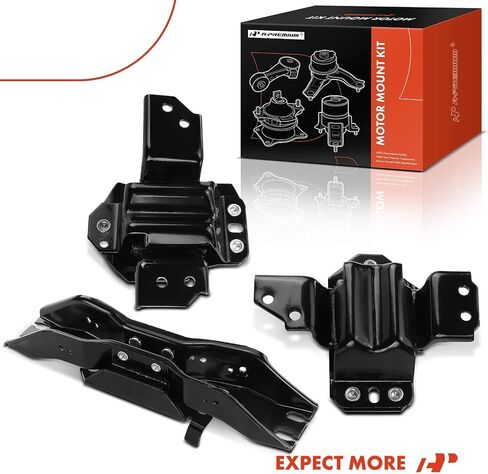طقم تثبيت محرك المحرك وناقل الحركة A-Premium 3 قطع متوافق مع Ford Mustang 1996-2004، 3.8L 3.9L، ناقل الحركة الأوتوماتيكي فقط in Saudi Arabia