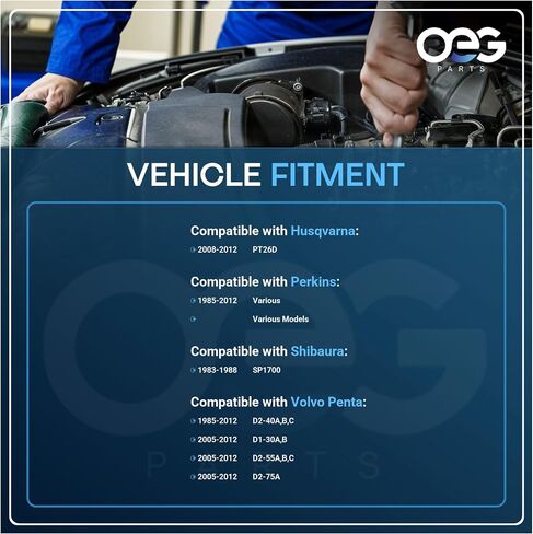 OEG Parts New Starter Compatible with Ford Perkins 102-05 103-07 103-10 Engine 18508661, 185086610, 18508662, 185086620, U5MK8259, SBO0255, 41024146 in Saudi Arabia