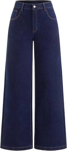 CIDER Women's Wide Leg Jeans High Waist Flared Denim Pants in Saudi Arabia