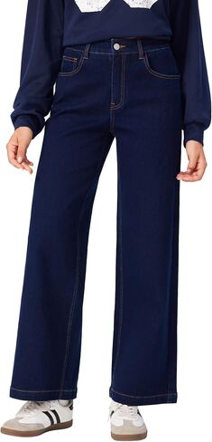 CIDER Women's Wide Leg Jeans High Waist Flared Denim Pants in Saudi Arabia
