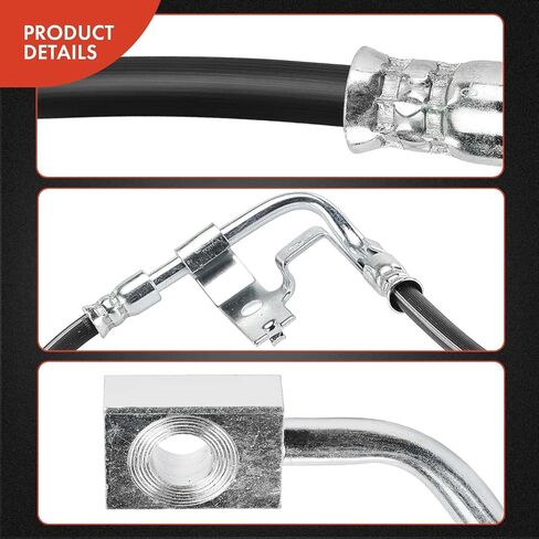 A-Premium Front Passenger Side Brake Hydraulic Hose Compatible with Select Dodge Model - Dakota 2001-2002, 4WD Only in Saudi Arabia