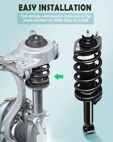 SCITOO Complete Strut Shock Coil Spring Assembly Kit Fit for 2012-2014 for Honda CR-V (Front and Rear Pair) in Saudi Arabia