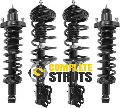 COMPLETESTRUTS - Front & Rear Complete Strut Assemblies with Coil Springs Replacement for 2002-2005 Mitsubishi Lancer ES - Set of 4 in Saudi Arabia