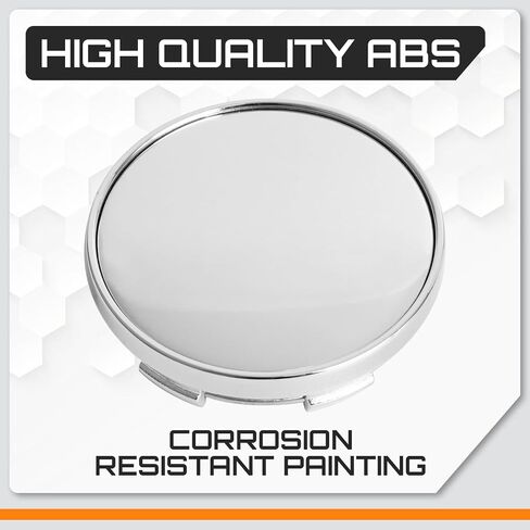 ME 2.5Inch 63MM Wheel Center Caps for Dodge RAM 1500 Rim Hub Caps 6KF18TRMAA, Pack of 4 (Silver, Outer 63MM, Inner 56MM) in Saudi Arabia