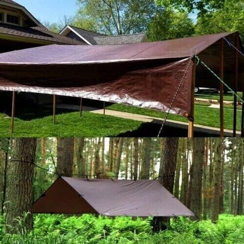 30x40 Heavy Duty Tarp Cove Multi Purpose Protective Cover - Durable, Waterproof, Weather Proof, Rip and Tear Resistant - Extra Thick 10 Mil Polyethylene in Saudi Arabia